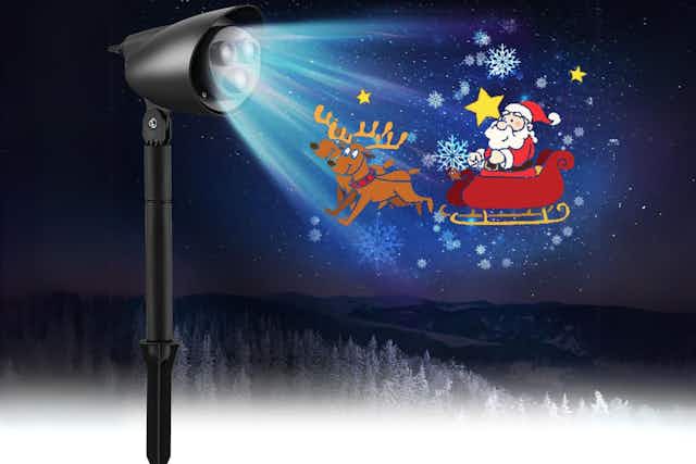 Goplus Christmas LED Projection Lamp, Just $23.99 Shipped card image