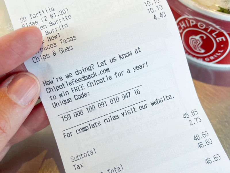 Chipotle Invoice Best Chipotle Hacks and Rewards for Free Chipotle - The Krazy Coupon Lady