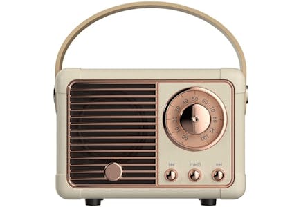 Portable Retro Bluetooth Speaker