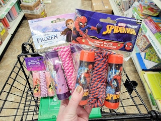 frozen and spider man jump ropes