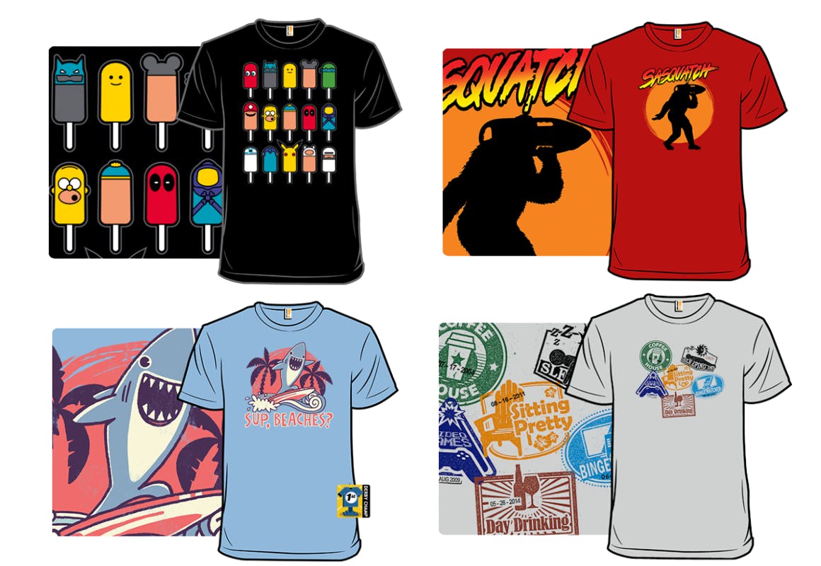 2 Adult Graphic Tees