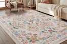 Vintage Floral Area Rug B0DS4DQND9