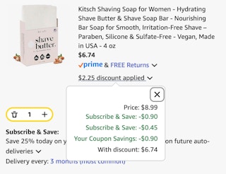 shave soap cart