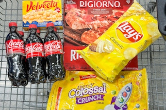 fred meyer matchup groceries in shopping cart
