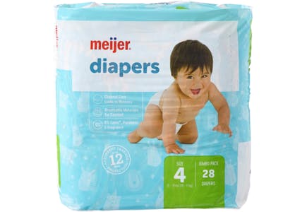 2 Meijer Diapers Jumbo Packs