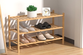 Bamboo Shoe Rack