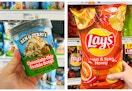 ben jerry ice cream lays chips collage