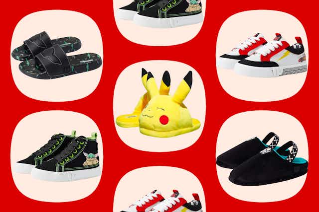 Ground Up Disney Kids’ Shoes: $7 Slippers, $10 Slides, $14 Sneakers card image