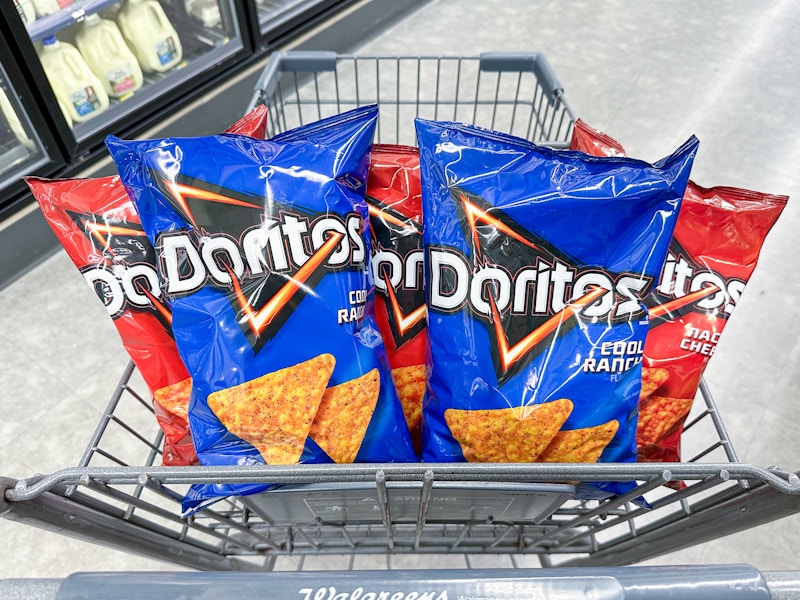 5 doritos chips in walgreens cart