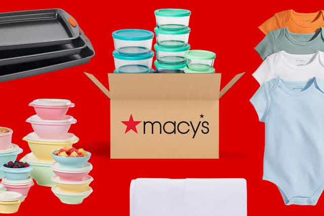 Steals at Macy's: $8 Tommy Hilfiger Towels, $75 Tupperware Set, and More card image