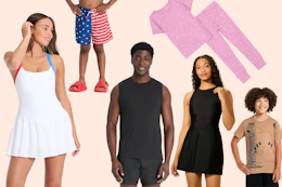 Women, men, toddler & kids' apparel/swimwear
