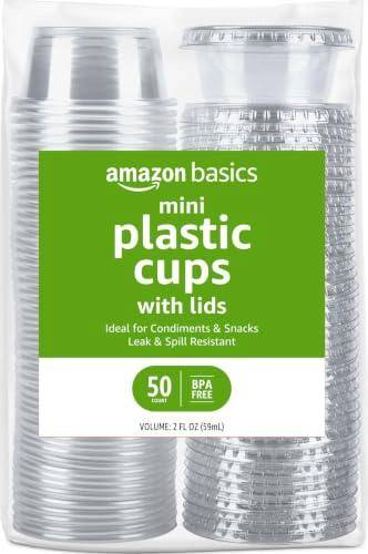 Amazon Basics Plastic To-Go Cups