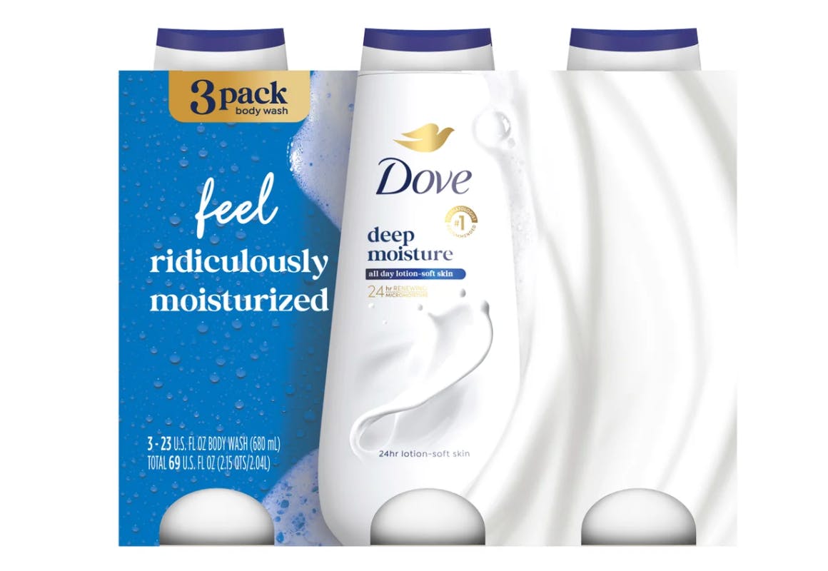 Dove Body Wash 3-Pack
