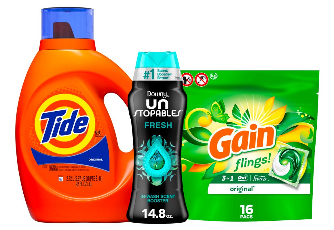 3 P&G Laundry Products