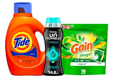 3 P&G Laundry Products