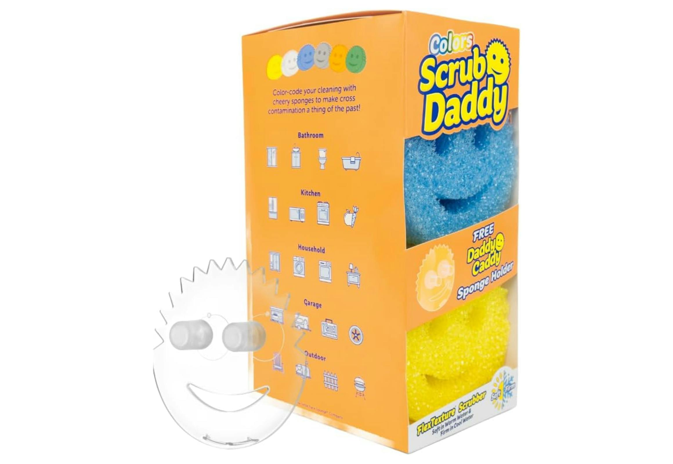Scrub Daddy Sponges and Caddy Holder