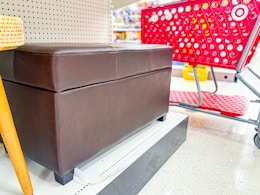 Target Threshold double storage ottoman