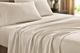 Lifestyle image of the DreamGuard 4-piece sheet set