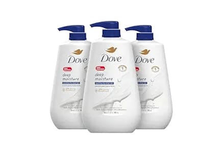 Dove Body Wash 3-Pack