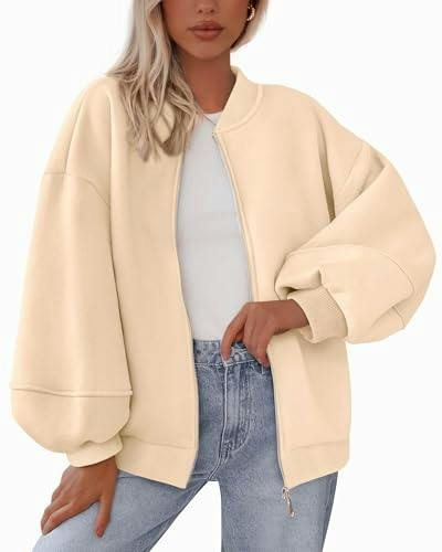 KIRUNDO Women's Zip-Up Sweatshirt