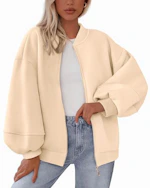 KIRUNDO Women's Zip-Up Sweatshirt
