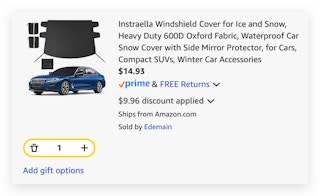 Windshield Cover