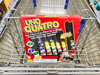 uno quatro game in walmart cart
