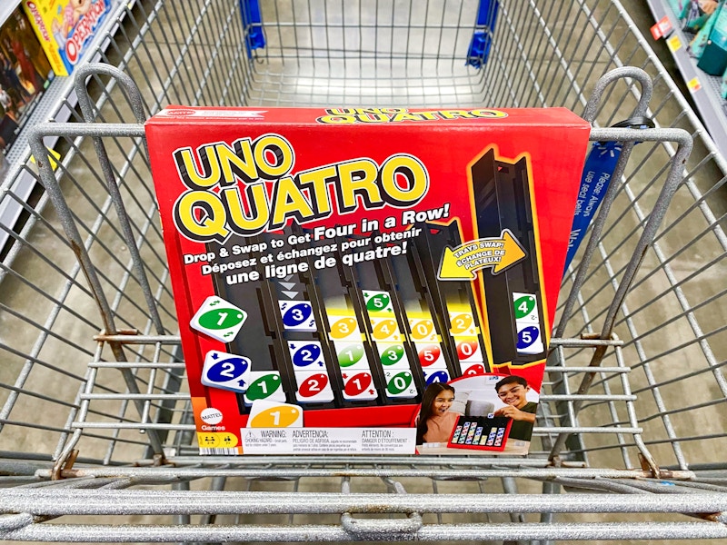 uno quatro game in walmart cart