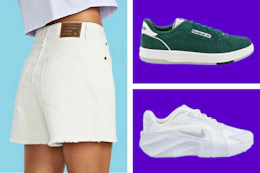 Volcom shots, Reebok + Nike Sneakers