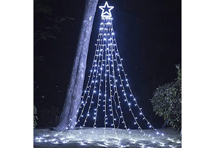 Waterfall Tree Christmas Lights