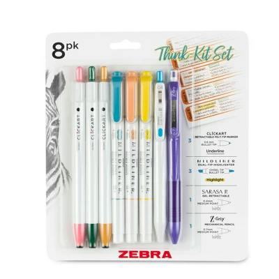 Zebra Mildliner Think Kit