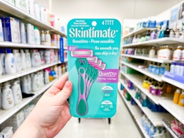 Schick Skintimate Sensitive Skin Razors, Only $2.84 With Target Coupon card image