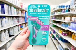 Schick Skintimate Sensitive Skin Razors, Only $2.84 With Target Circle card image