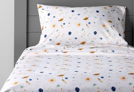Pillowfort Space Twin Sheet Set