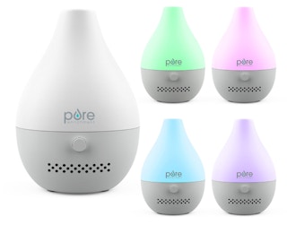 a mini oil diffuser that can change colors