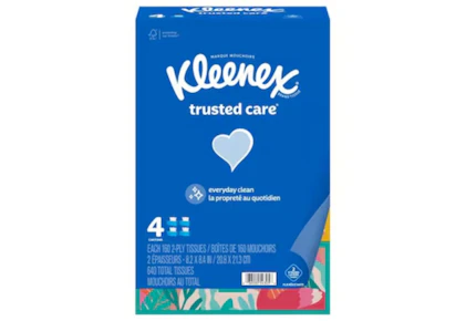 Kleenex Facial Tissues 4-Pack