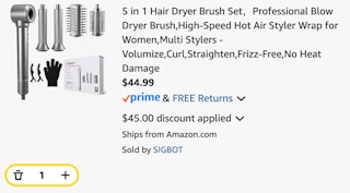 5 in 1 Hair Dryer Brush Set