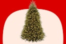 National Tree Company 6 ft Pre-Lit Dunhill Fir Artificial Christmas Tree