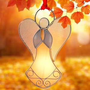 Stained Glass Angel Suncatcher