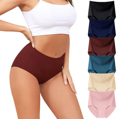 Women's High Waist Underwear, 6 ct