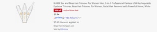 Amazon Ear and Nose Hair Trimmer 2025