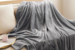 a bedsure blanket on a couch