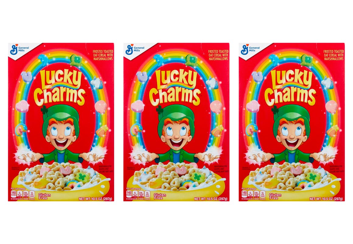 3 Boxes of Lucky Charms