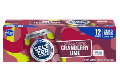 Kroger Seltzer Water 12-Pack