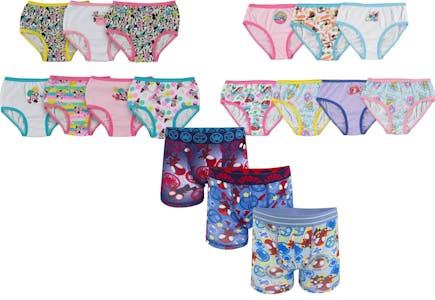 3 Disney Toddler Underwear Packs