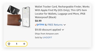 Wallet Tracker Card