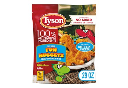 2 Tyson Fun Chicken Nuggets