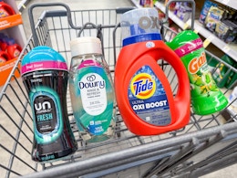 tide downy gain items in walgreens cart