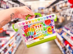Tie Dye Party Tub in Walmart store