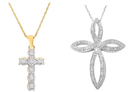 Diamond Cross Necklace